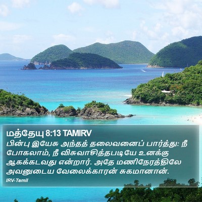 மத்தேயு 8:13 TAMIRV Bible Verse Image