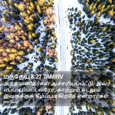 மத்தேயு 8:27 TAMIRV Bible Verse Image
