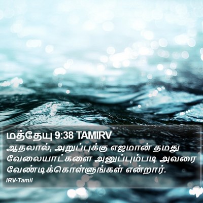 மத்தேயு 9:38 TAMIRV Bible Verse Image