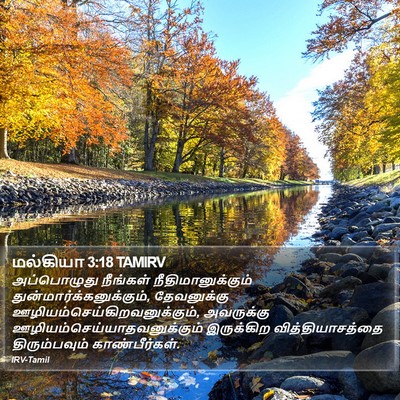 மல்கியா 3:18 TAMIRV Bible Verse Image