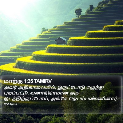 மாற்கு 1:35 TAMIRV Bible Verse Image
