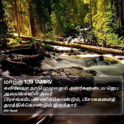 மாற்கு 1:39 TAMIRV Bible Verse Image