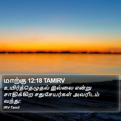 மாற்கு 12:18 TAMIRV Bible Verse Image