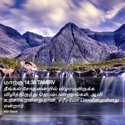 மாற்கு 14:38 TAMIRV Bible Verse Image