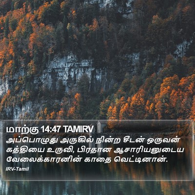 மாற்கு 14:47 TAMIRV Bible Verse Image