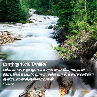மாற்கு 16:16 TAMIRV Bible Verse Image
