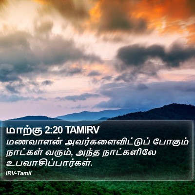 மாற்கு 2:20 TAMIRV Bible Verse Image
