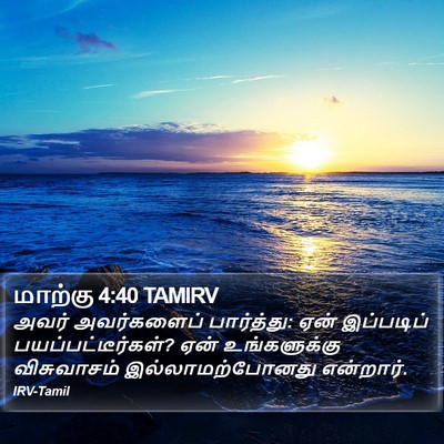 மாற்கு 4:40 TAMIRV Bible Verse Image
