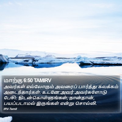 மாற்கு 6:50 TAMIRV Bible Verse Image