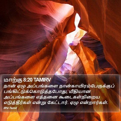 மாற்கு 8:20 TAMIRV Bible Verse Image