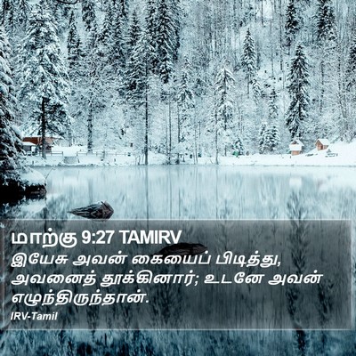 மாற்கு 9:27 TAMIRV Bible Verse Image