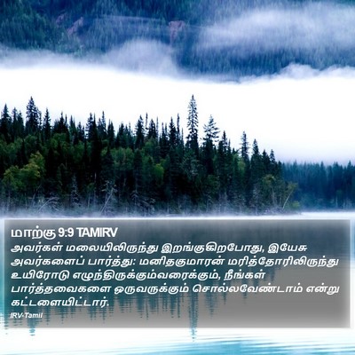 மாற்கு 9:9 TAMIRV Bible Verse Image