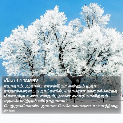 மீகா 1:1 TAMIRV Bible Verse Image