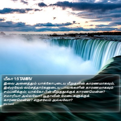 மீகா 1:5 TAMIRV Bible Verse Image