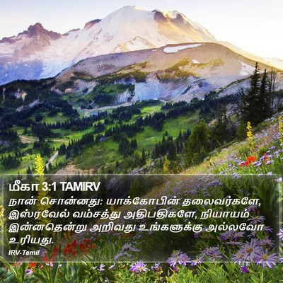 மீகா 3:1 TAMIRV Bible Verse Image