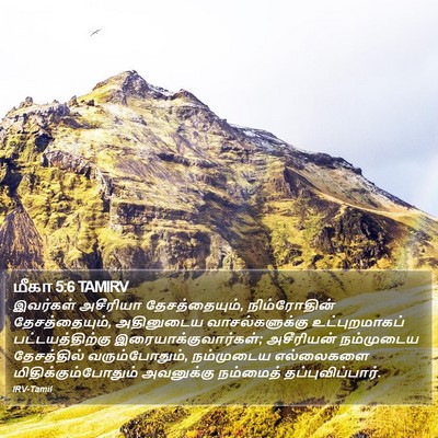 மீகா 5:6 TAMIRV Bible Verse Image