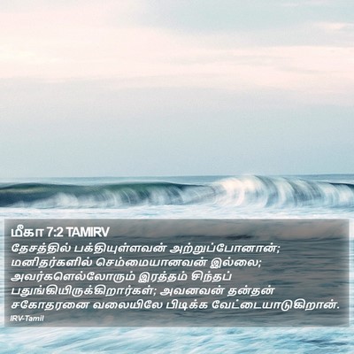 மீகா 7:2 TAMIRV Bible Verse Image