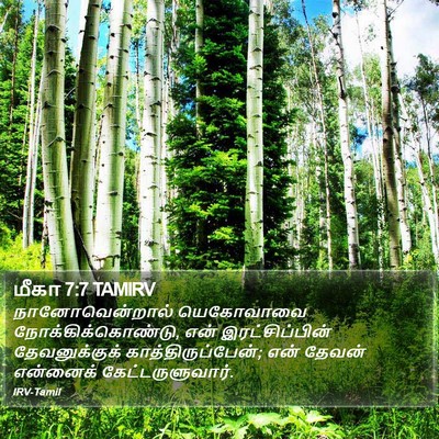 மீகா 7:7 TAMIRV Bible Verse Image