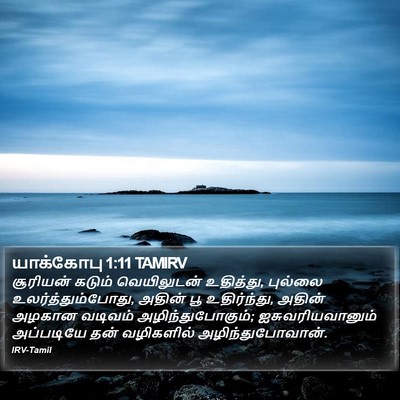 யாக்கோபு 1:11 TAMIRV Bible Verse Image