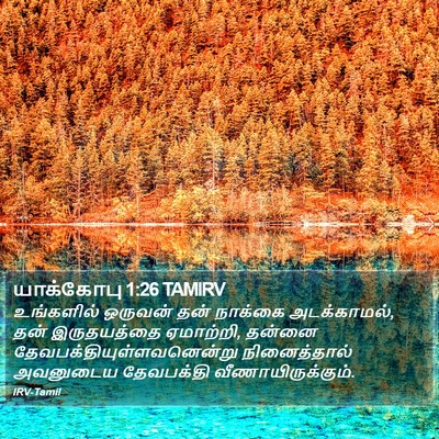 யாக்கோபு 1:26 TAMIRV Bible Verse Image