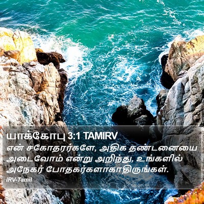 யாக்கோபு 3:1 TAMIRV Bible Verse Image