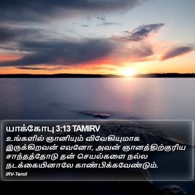 யாக்கோபு 3:13 TAMIRV Bible Verse Image