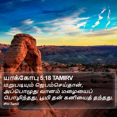 யாக்கோபு 5:18 TAMIRV Bible Verse Image