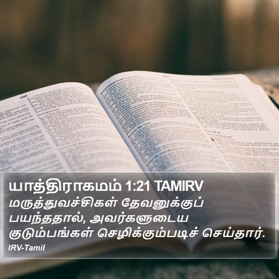 யாத்திராகமம் 1:21 TAMIRV Bible Verse Image