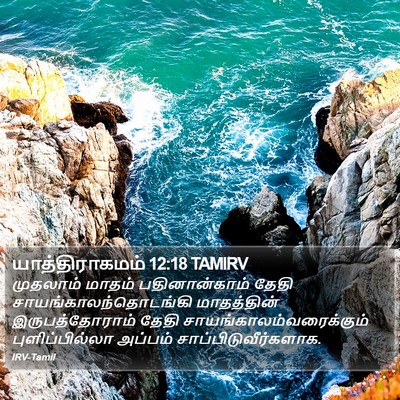 யாத்திராகமம் 12:18 TAMIRV Bible Verse Image