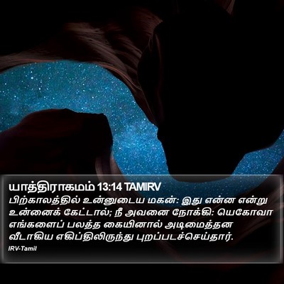யாத்திராகமம் 13:14 TAMIRV Bible Verse Image