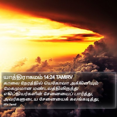 யாத்திராகமம் 14:24 TAMIRV Bible Verse Image
