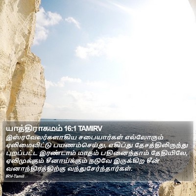 யாத்திராகமம் 16:1 TAMIRV Bible Verse Image