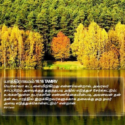 யாத்திராகமம் 16:16 TAMIRV Bible Verse Image