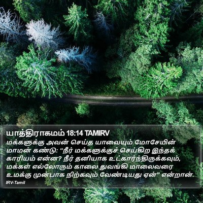 யாத்திராகமம் 18:14 TAMIRV Bible Verse Image