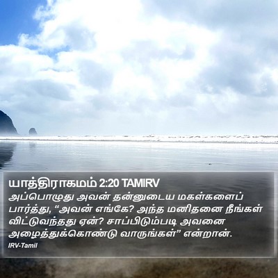 யாத்திராகமம் 2:20 TAMIRV Bible Verse Image