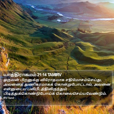 யாத்திராகமம் 21:14 TAMIRV Bible Verse Image