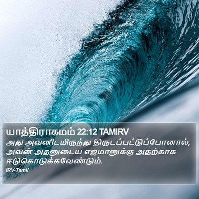 யாத்திராகமம் 22:12 TAMIRV Bible Verse Image