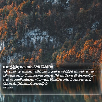 யாத்திராகமம் 22:8 TAMIRV Bible Verse Image