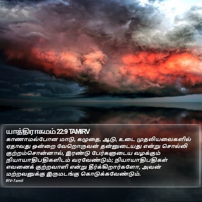 யாத்திராகமம் 22:9 TAMIRV Bible Verse Image