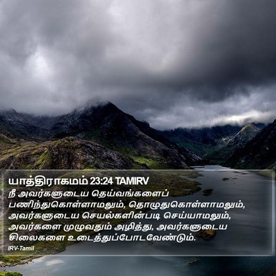 யாத்திராகமம் 23:24 TAMIRV Bible Verse Image