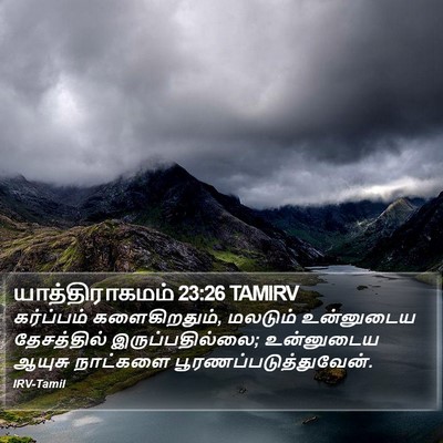 யாத்திராகமம் 23:26 TAMIRV Bible Verse Image