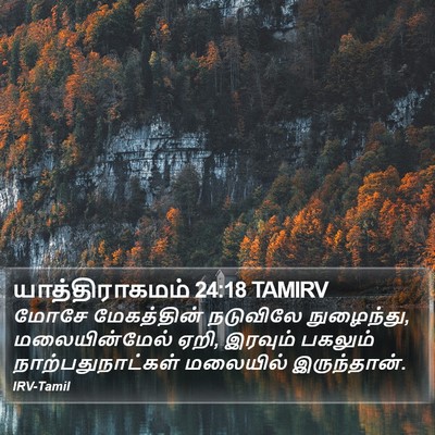 யாத்திராகமம் 24:18 TAMIRV Bible Verse Image