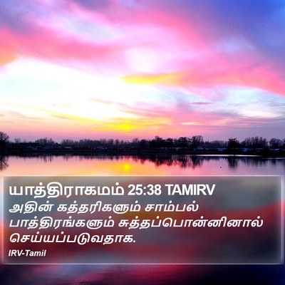 யாத்திராகமம் 25:38 TAMIRV Bible Verse Image