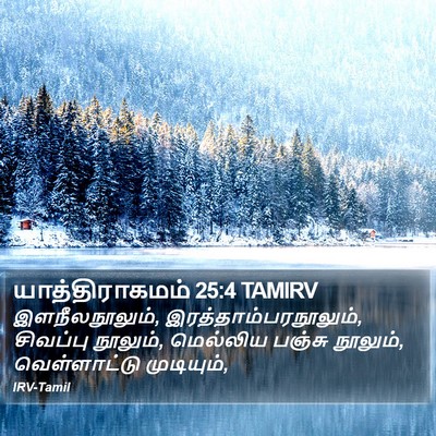 யாத்திராகமம் 25:4 TAMIRV Bible Verse Image