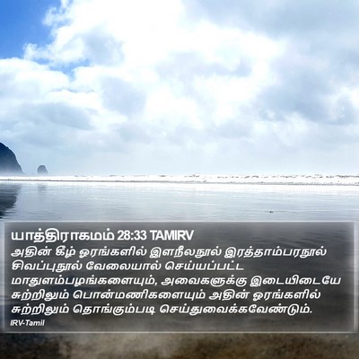யாத்திராகமம் 28:33 TAMIRV Bible Verse Image