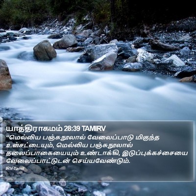 யாத்திராகமம் 28:39 TAMIRV Bible Verse Image