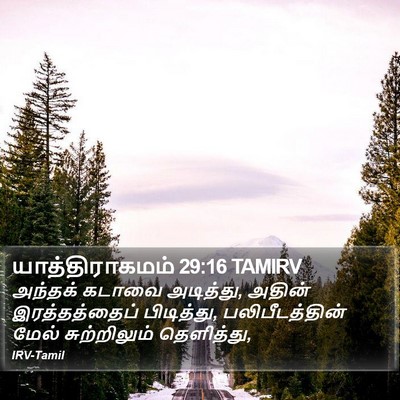 யாத்திராகமம் 29:16 TAMIRV Bible Verse Image