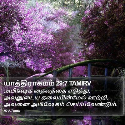 யாத்திராகமம் 29:7 TAMIRV Bible Verse Image