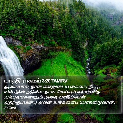 யாத்திராகமம் 3:20 TAMIRV Bible Verse Image