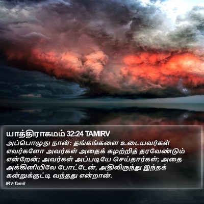 யாத்திராகமம் 32:24 TAMIRV Bible Verse Image